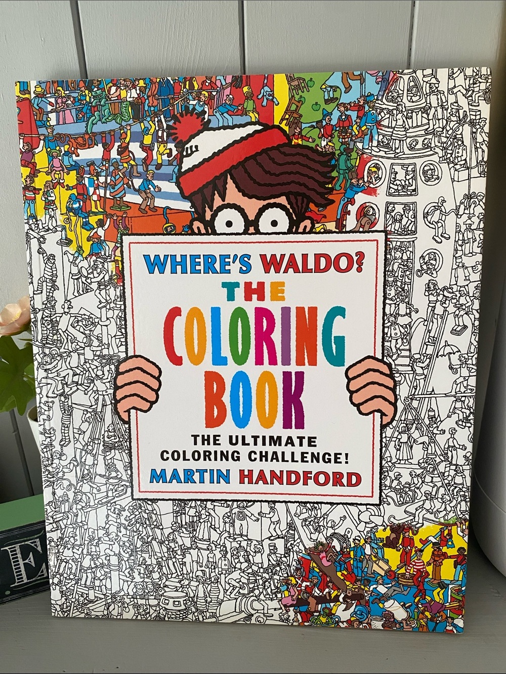 NEW🌈 Where's Waldo? The Coloring Book by Martin Handford DIY Activities